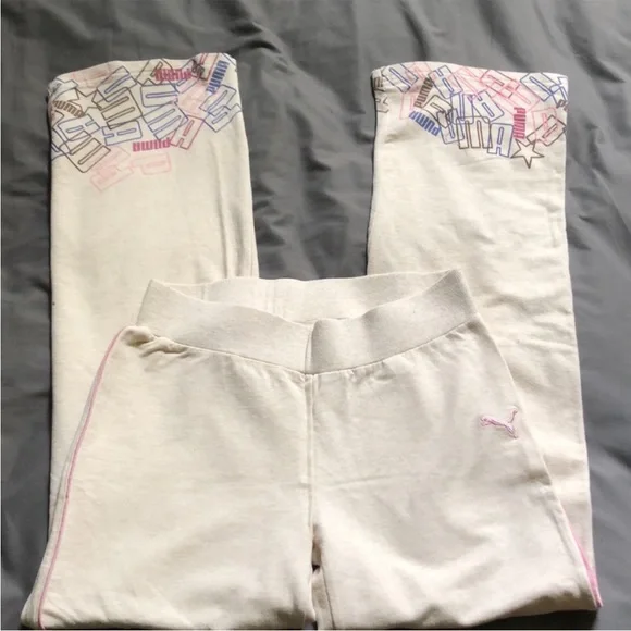 🐾PUMA GIRLS XL MATCHING PANT AND HOODIE SET
